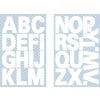 Bild enkelblad, artikel: 3786, bokstavsetiketter, format: 85 x 160 mm, 14 klistermärken/blad?