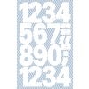 Bild Enkelark, Artikel: 3787, Sifferetiketter, Format: 85 x 160 mm, 14 klistermärken/ark.