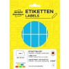 Förpackningsbild: Avery Zweckform Non A4 Universaletiketter för handskrivning, artikel: 51047, format: 50 x 19 mm, innehåll: 540 etiketter / 30 ark, 18 etiketter/ark?