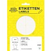 Förpackningsbild: Avery Zweckform, Artikel: 51065, Format: 80 x 54 mm, Innehåll: 40 etiketter / 10 ark.