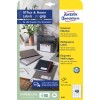 Förpackningsbild: Avery Zweckform Universaletiketter, permanent häftande, Artikel: 6126, Format: 48,5 x 25,4 mm, Skrivaranpassning: Bläckstråleskrivare, Laser s/v, Färg-laser, Innehåll: 400 etiketter / 10 ark, 40 etiketter/ark