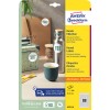 Förpackningsbild: Avery Zweckform Runda Etiketter, Artikel: 6222-10, Format: ⌀ 20 mm, Utskriftskompatibilitet: Bläckstråleskrivare, svartvit laserskrivare, färglaserskrivare, Innehåll: 880 etiketter / 10 ark, 88 etiketter/ark