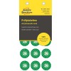 Förpackningsbild: Avery Zweckform Non A4 Kontrollmärken, Artikel: 6943-2026, Format: Ø 20 mm, Innehåll: 120 Kontrollmärken / 8 ark, 15 Kontrollmärken/ark.