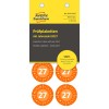 Förpackningsbild: Avery Zweckform Non A4 inspektionsetiketter, Artikel: 6944-2027, Format: ⌀ 30 mm, Innehåll: 80 inspektionsetiketter / 10 ark, 8 inspektionsetiketter/ark