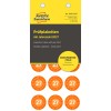 Förpackningsbild: Avery Zweckform Non A4 inspektionsetiketter, artikel: 6945-2027, format: ⌀ 20 mm, innehåll: 120 inspektionsetiketter / 8 ark, 15 inspektionsetiketter/ark