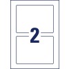 Stansritning Enkelark A4, Artikel: 8002-5, Bärare-etiketter, Format: 160 x 120 mm, 2 etiketter/ark?