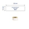 Enskild bildetikett, Artikel: AS0722460, Rulletiketter, Format: 12 x 50 mm, 220 etiketter/rulle