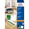 Förpackningsbild: Avery Zweckform Alla Skrivare, Artikel: C32011-10, Format: 85 x 54 mm, Utskriftslämplighet: Bläckstråle, Färglaser, Svartvit laser, Kopiator, Innehåll: 100 kort / 10 ark, 10 kort/ark