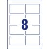 Stansritning Enskilt ark A4, Artikel: C32015-10, Premium visitkort, Format: 85 x 54 mm, 8 kort/ark?