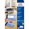 Förpackningsbild: Avery Zweckform Inkjet, Artikel: C32015-10, Format: 85 x 54 mm, Skrivare: Inkjet, Innehåll: 80 kort / 10 ark, 8 kort/ark