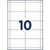 Stansritning Enkeltark A4, Artikel: L4727-20, Insticksskyltar, Format: 54 x 90 mm?