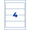 Stansritning Enskilt ark A4, Artikel: L4761-10, Pärm-etiketter, Hemmakontor, Liten förpackning, Format: 61 x 192 mm, 4 etiketter/ark?