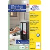 Förpackningsbild: Avery Zweckform Mappar-Etiketter, borttagbara, Artikel: L4761REV-10, Format: 61 x 192 mm, Trycklämplighet: Bläckstråle, Laser svart/vit, Färglaser, Innehåll: 40 etiketter / 10 ark, 4 etiketter/ark.
