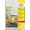 Förpackningsbild: Avery Zweckform Väderbeständiga Folieetiketter, avtagbara, Artikel: L4773REV-20, Format: 63,5 x 33,9 mm, Utskriftsanpassning: Laserskrivare svart-vit, färglaser, Innehåll: 480 etiketter / 20 ark, 24 etiketter/ark