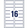 Stansritning Enskilt ark A4, Artikel: L4783-20, Namnetiketter, Format: 88,9 x 31 mm?