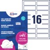 Förpackningsbild med etikettark: Avery Zweckform Namn-Etiketter, Artikel: L4783-20, Format: 88,9 x 31 mm, Skrivarens lämplighet: Laser s/v, färglaser, Innehåll: 320 etiketter / 20 ark, /ark?