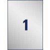 Stansritning enstaka ark A4, Artikel: L6013-8, Typskylt-etiketter, Format: 210 x 297 mm, 1 etikett/ark?