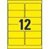 Stansritning Enskilt ark A4, Artikel: L6107-20, Väderbeständiga filmmärken, Format: 99,1 x 42,3 mm, 12 märken/ark?