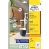 Förpackningsbild: Avery Zweckform Runda Etiketter, Artikel: L7104REV-25, Format: ⌀ 60 mm, Skrivare: Bläckstråle, Laserskrivare svart/vit, Färglaserskrivare, Innehåll: 300 etiketter / 25 ark, 12 etiketter/ark.