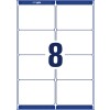 Stansritning Enstaka ark A4, Artikel: L7165-100, Fraktetiketter, Format: 99,1 x 67,7 mm, 8 etiketter/ark?