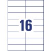 Stansritning Enkeltblad A4, Artikel: L7182-100, Format: 105 x 37 mm, 16 etiketter/ark?