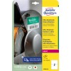 Förpackningsbild: Avery Zweckform Ultra Resistente Utomhusetiketter, Artikel: L7916-10, Format: 210 x 148 mm, Skrivarkompatibilitet: Laser svart/vitt, färglaser, Innehåll: 20 etiketter / 10 ark, 2 etiketter/ark