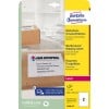 Förpackningsbild: Avery Zweckform Väderbeständiga fraktetiketter, Artikel: L7996-25, Format: 199,6 x 143,5 mm, Skrivarlämplighet: Laser s/v, färglaser, Innehåll: 50 etiketter / 25 ark, 2 etiketter/ark.
