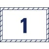 Stansritning Enkelark A5, Artikel: L9002-10, Baktiketetter, Format: 210 x 148 mm, 1 etikett/ark?