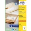Förpackningsbild: Avery Zweckform Recycling Universaletiketter, Artikel: LR3424, Format: 105 x 48 mm, Skrivarcompatibilitet: Bläckstråle, svartvit laser, färglaser, Innehåll: 1.200 etiketter / 100 ark, 12 etiketter/ark.