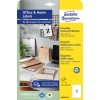 Förpackningsbild: Avery Zweckform Återvinningsbara Universaletiketter, Artikel: LR3478-10, Format: 210 x 297 mm, Utskriftskompatibilitet: Bläckstråle, Svart/vit laser, Färglaser, Innehåll: 10 etiketter / 10 ark, 1 etikett/ark.