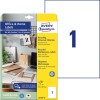 Förpackningsbild med etikettark: Avery Zweckform Återvinning Etiketter, Hemmakontor, liten förpackning, Artikel: LR3478-10, Format: 210 x 297 mm, Tryckmöjligheter: Bläckstråleskrivare, Laser s/v, Färglaser, Innehåll: 10 etiketter / 10 ark, 1 etikett/ark