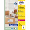 Förpackningsbild: Avery Zweckform återvinningsfraktetiketter, Artikel: LR7165-100, Format: 99,1 x 67,7 mm, Tryckkompatibilitet: Laser s/v, färglaser, Innehåll: 800 etiketter / 100 ark, 8 etiketter/ark.