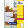 Förpackningsbild: Avery Zweckform Återvinnings Fraktetiketter, Artikel: LR7177-100, Format: 99,1 x 42,3 mm, Lämplig för utskrift: Laser svart/vitt, färglaser, Innehåll: 1 200 etiketter / 100 ark, 12 etiketter/ark