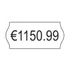 Enskild bildetikett, Artikel: PLP1226, Prisgungetiketter, 1-radig, Format: 26 x 12 mm, 1.500 etiketter/rulle.