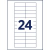 Stansritning Enkelark A4, Artikel: POL20MA66-20DR, Namnskyltar, Format: 68 x 22 mm.
