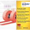 Förpackningsbild: Avery Zweckform etiketter, artikel: RPLP1226, format: 26 x 12 mm, innehåll: 15 000 etiketter / 10 rullar, 1 500 etiketter/rulle